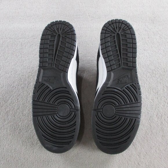 Nike Dunk Low Retro SE Suede Panda Mens 10 Black White Sneakers Shoes Lace Up - Picture 5 of 6